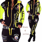 Piece Set Women'Two Piece Set Women's Jogging Hooded Tracksuits